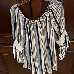 Very Cute 3/4 length Sleeve Blouse 2X